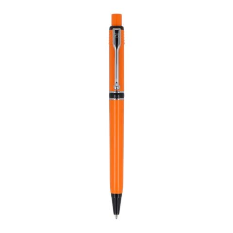 Kugelschreiber Raja Extra Orange-Schwarz | 1-farbiger Siebdruck | in Verlängerung vom Clip | 40 mm x 25 mm | Nicht verfügbar