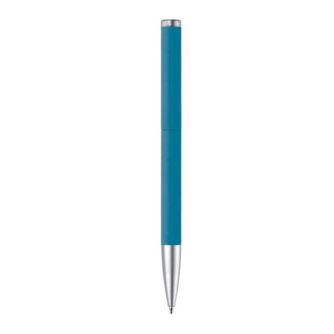 Kugelschreiber Modena weiche Berührung Blau Weiss | Gravur | 270° vom Clip | 40 mm x 6 mm | Nicht verfügbar