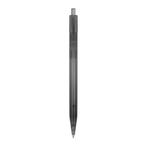 Kugelschreiber Kuma Transparent Schwarz-Schwarz | 1-farbiger Tampondruck | Clip | 40 mm x 6 mm | Nicht verfügbar