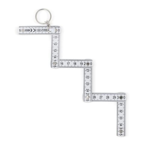 Kalibrierter faltbarer Linealring 0,5m Weiss | 1-farbiger Tampondruck | Seite 2 | 40 mm x 15 mm