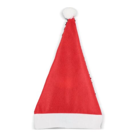 Zweifarbige Pailletten-Weihnachtsmütze Rot / Weiß-Grün | ohne Werbeanbringung | Nicht verfügbar | Nicht verfügbar