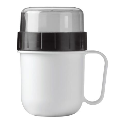 Lunchbecher to-go 520+230ml Weiss