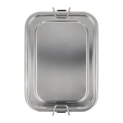 Edelstahl-Brotdose  Silber | ohne Werbeanbringung | Nicht verfügbar | Nicht verfügbar