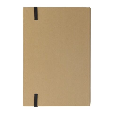 Karton Notizbuch A5 Braun | 1-farbiger Siebdruck | Rückseite | 100 mm x 140 mm | Nicht verfügbar