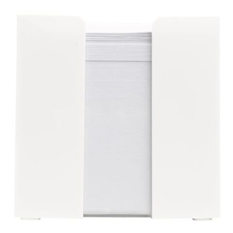 Notizzettel 10x10x10cm FSC in Würfelbox Weiss