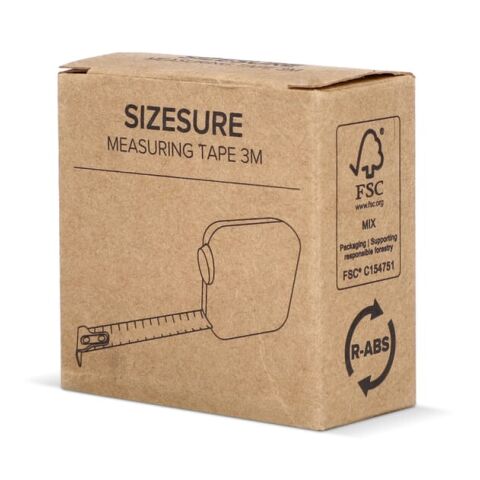 SizeSure Rollmaßband 3M Schwarz