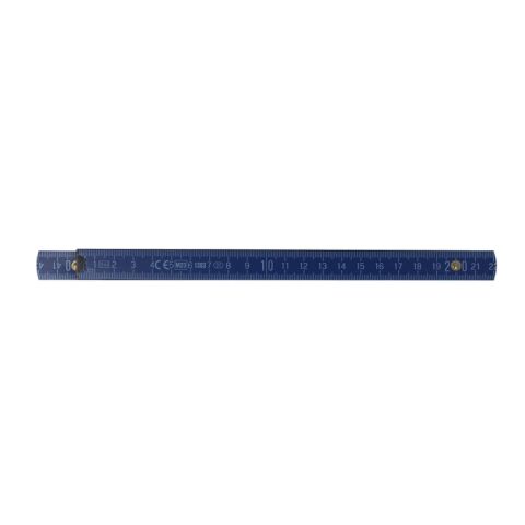 Zollstock Holz 2m Premium lackiert Dunkelblau