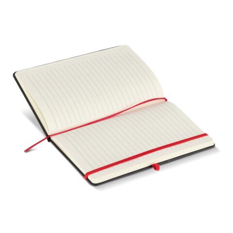 Notizbuch Iroko Hardcover Laser A5 Schwarz-Rot Weiß | ohne Werbeanbringung | Nicht verfügbar | Nicht verfügbar