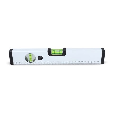 Aluminium-Wasserwaage 30 cm Weiss | 1-farbiger Tampondruck | Seite 2 | 65 mm x 40 mm