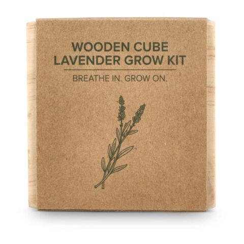 FSC-Holzpflanzgefäß-Set – Lavendel Natur | ohne Werbeanbringung | Nicht verfügbar | Nicht verfügbar