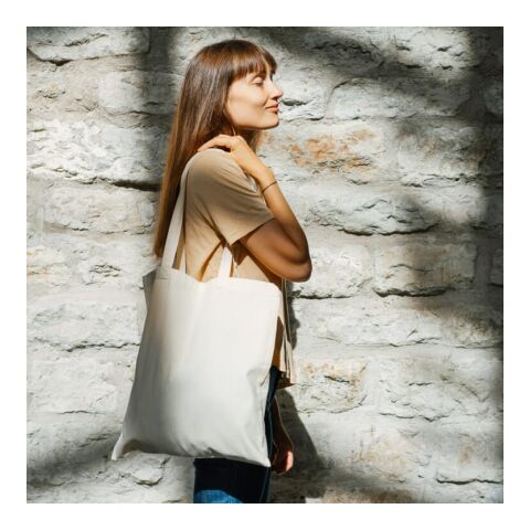 Umhängetasche Baumwolle OEKO-TEX® 140g/m² 38x42cm Ecru | ohne Werbeanbringung | Nicht verfügbar | Nicht verfügbar | Nicht verfügbar