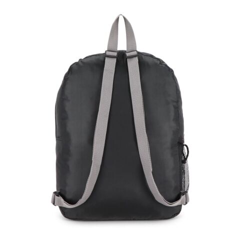 R-PET 190T Leichter Rucksack 30,5 x 12,7 x 42 cm 16 l Schwarz | ohne Werbeanbringung | Nicht verfügbar | Nicht verfügbar