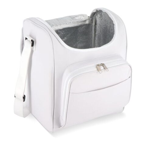 R-PET 600D Kühltasche 26 x 19 x 34cm 13L Weiss | ohne Werbeanbringung | Nicht verfügbar | Nicht verfügbar