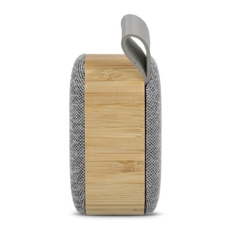 Bamboo Wireless Speaker 5W  Natur | Digitaldruck | Vorderseite | 50 mm x 50 mm