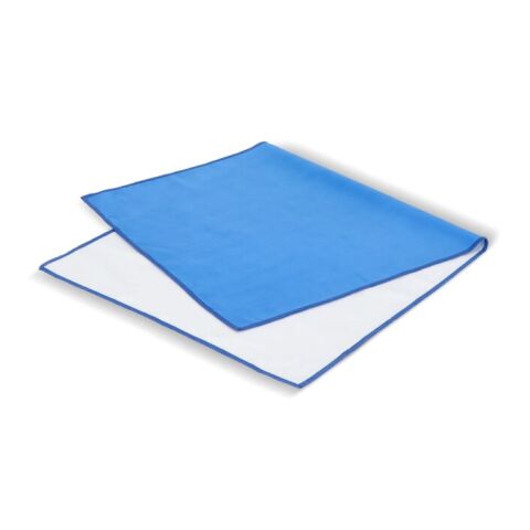 R-PET-Schnelltrocknungshandtuch 40 × 80 cm mit Beutel, Sublimationsdruck. Blau Weiss | ohne Werbeanbringung | Nicht verfügbar | Nicht verfügbar