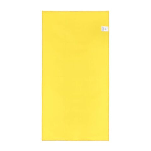 R-PET-Schnelltrocknungshandtuch 40 × 80 cm mit Beutel, Sublimationsdruck. Gelb | ohne Werbeanbringung | Nicht verfügbar | Nicht verfügbar