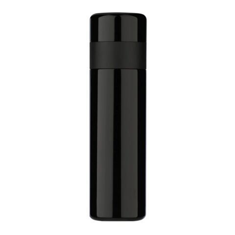 Isolierflasche mit Becher 500ml Schwarz | 1-farbiger UV-Druck | links vom Henkel | 60 mm x 50 mm | Nicht verfügbar
