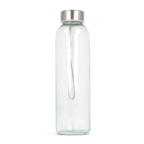 Trinkflasche aus Glas 500ml Transparent