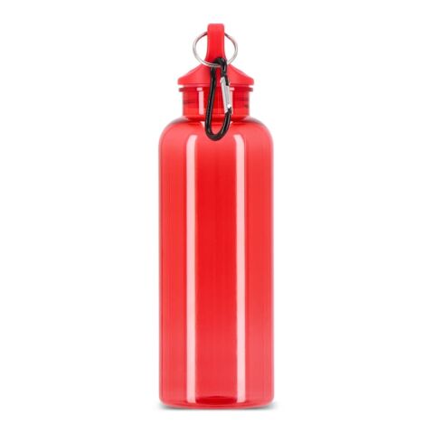 Noa Wasserflasche R-PET 500 ml Transparent Rot Weiß-Rot Weiß | ohne Werbeanbringung | Nicht verfügbar | Nicht verfügbar