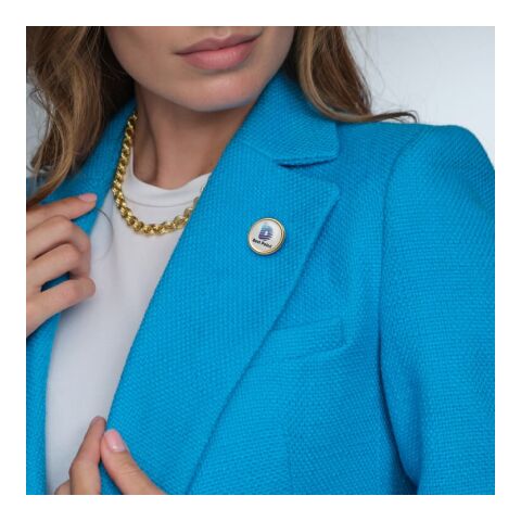 Metall Pin Ø20mm Gold | ohne Werbeanbringung | Nicht verfügbar | Nicht verfügbar | Nicht verfügbar