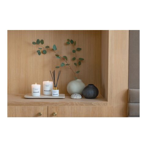 Ukiyo kleine parfümierte Kerze im Glas weiß | ohne Werbeanbringung | Nicht verfügbar | Nicht verfügbar