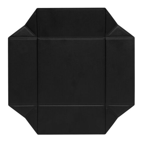 Swiss Peak faltbare Magnetbox aus RCS recyceltem PU schwarz | ohne Werbeanbringung | Nicht verfügbar | Nicht verfügbar