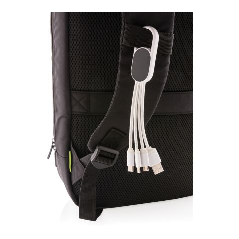 4-in-1 Kabel mit Karabiner-Clip weiß | ohne Werbeanbringung | Nicht verfügbar | Nicht verfügbar