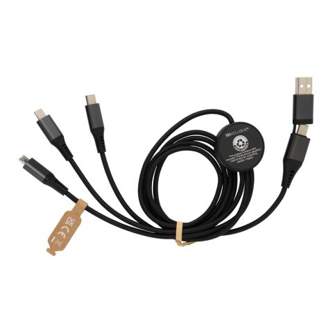 Terra 60W 120cm 6-in-1-Kabel aus RCS recyceltem Aluminium grau | ohne Werbeanbringung | Nicht verfügbar | Nicht verfügbar