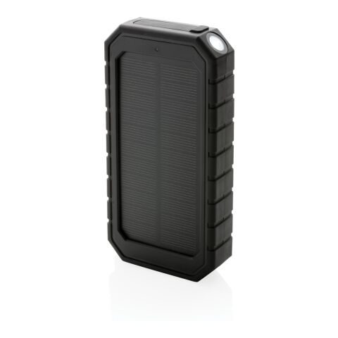 10.000 mAh Solar-Powerbank mit 10W Wireless aus RCS Plastik schwarz | ohne Werbeanbringung | Nicht verfügbar | Nicht verfügbar