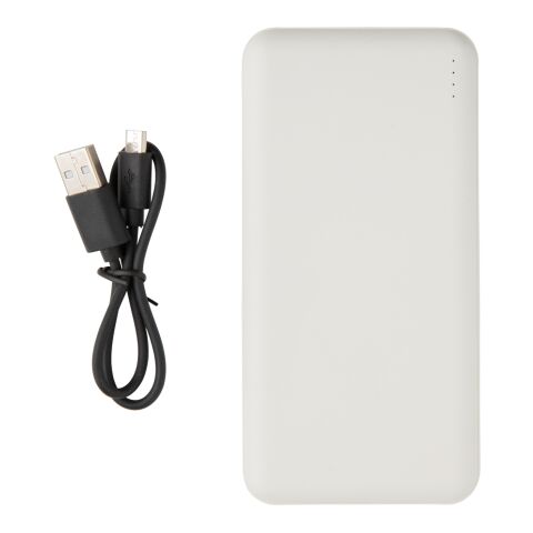 High Density 10.000 mAh Pocket Powerbank weiß | ohne Werbeanbringung | Nicht verfügbar | Nicht verfügbar