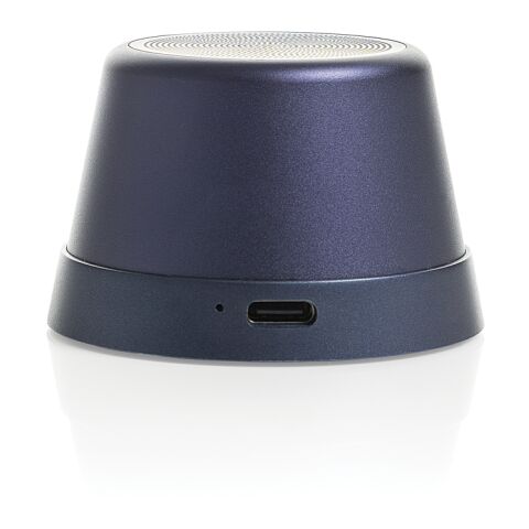 Nivio magnetischer 5W-Speaker aus RCS recyceltem Aluminium blau | ohne Werbeanbringung | Nicht verfügbar | Nicht verfügbar