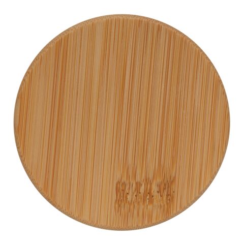 2-tlg Set Borosilikatgläser mit Bambusdeckel 350ml weiß | ohne Werbeanbringung | Nicht verfügbar | Nicht verfügbar