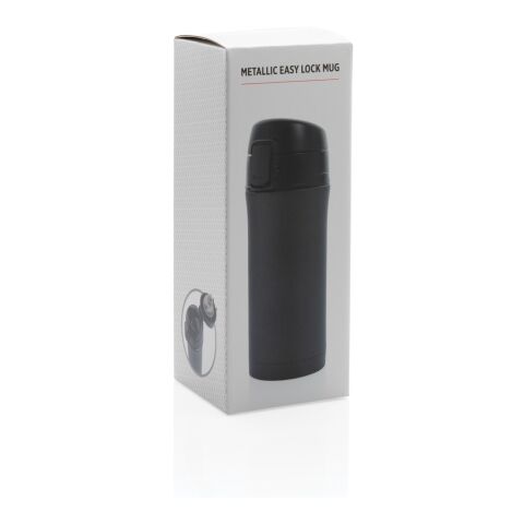 Metallic Easy-Lock Vakuum-Becher schwarz | ohne Werbeanbringung | Nicht verfügbar | Nicht verfügbar