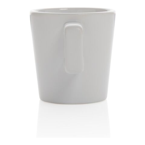 Moderne Keramik Kaffeetasse weiß-weiß | ohne Werbeanbringung | Nicht verfügbar | Nicht verfügbar