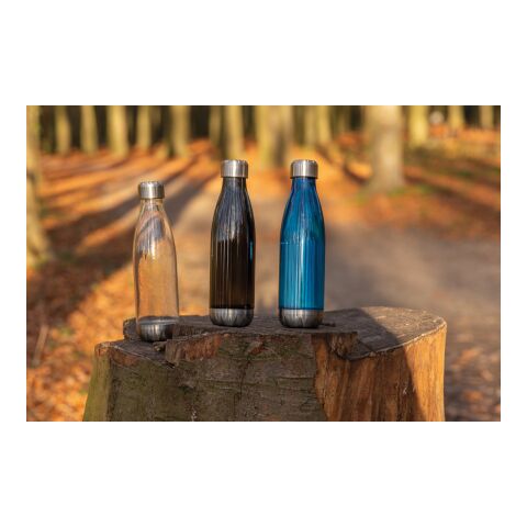 Auslaufsichere Trinkflasche mit Stainless-Steel-Deckel weiß | ohne Werbeanbringung | Nicht verfügbar | Nicht verfügbar