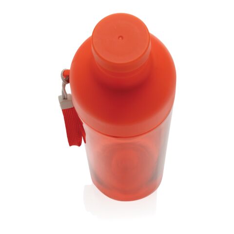 Impact auslaufsichere Wasserflasche aus RCS recyc. PET 600ml rot | ohne Werbeanbringung | Nicht verfügbar | Nicht verfügbar