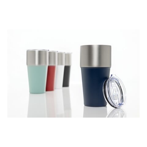 Fluid Becher aus RCS-zertifiziert recyceltem Stahl, 500ml rot | ohne Werbeanbringung | Nicht verfügbar | Nicht verfügbar