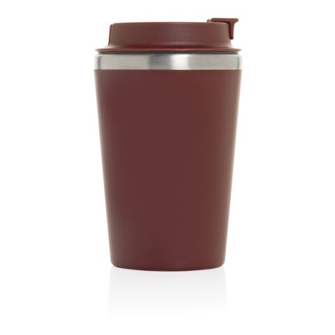 Java 350ml doppelwandiger Becher aus RCS recyceltem PP rot | ohne Werbeanbringung | Nicht verfügbar | Nicht verfügbar