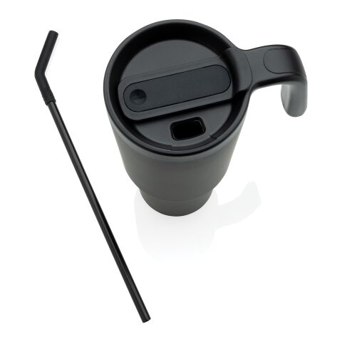 Graphic 360 Becher aus RCS-zertifiziert recyc. Stahl, 900ml schwarz | ohne Werbeanbringung | Nicht verfügbar | Nicht verfügbar