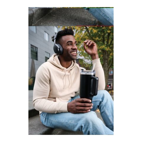 Stadley Becher aus RCS recyceltem Sainless Steel 1200ml schwarz | ohne Werbeanbringung | Nicht verfügbar | Nicht verfügbar