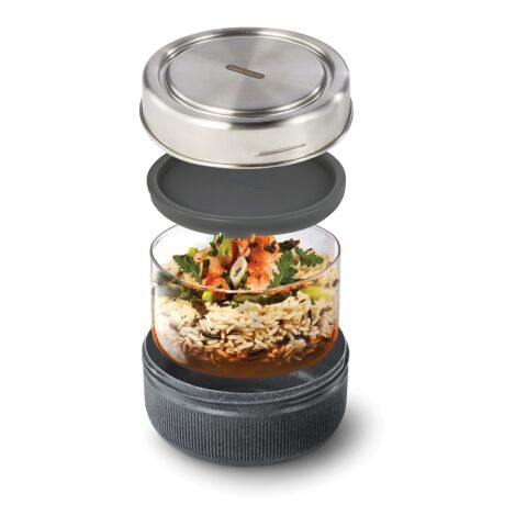 Black+Blum Glass Lunch Bowl 750ml silber | ohne Werbeanbringung | Nicht verfügbar | Nicht verfügbar