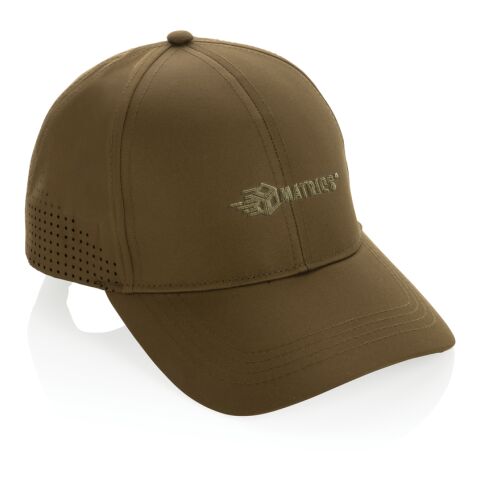Impact AWARE™ rPET 6-Panel-Sportkappe grün | ohne Werbeanbringung | Nicht verfügbar | Nicht verfügbar | Nicht verfügbar