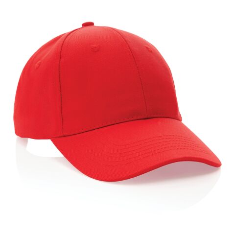 Impact 6 Panel Kappe aus 280gr rCotton mit AWARE™ Tracer rot | ohne Werbeanbringung | Nicht verfügbar | Nicht verfügbar | Nicht verfügbar