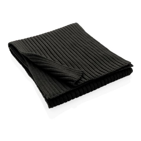 Impact AWARE™ Polylana® Strickschal 180x25cm schwarz | ohne Werbeanbringung | Nicht verfügbar | Nicht verfügbar | Nicht verfügbar
