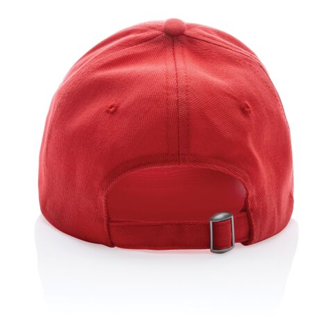 Impact 6 Panel Kappe aus 280gr rCotton mit AWARE™ Tracer Sattes Rot | ohne Werbeanbringung | Nicht verfügbar | Nicht verfügbar | Nicht verfügbar