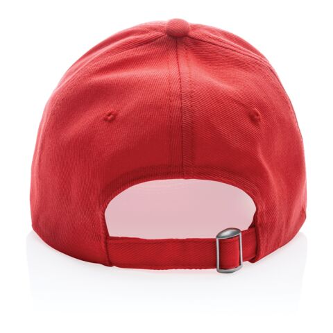 Impact 5 Panel Kappe aus 280gr rCotton mit AWARE™ Tracer Sattes Rot | ohne Werbeanbringung | Nicht verfügbar | Nicht verfügbar | Nicht verfügbar