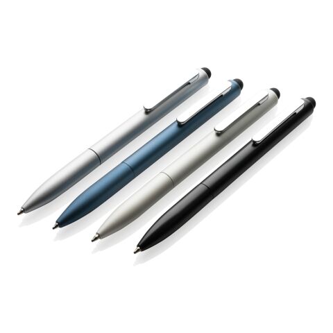 Kymi Stift mit Stylus aus RCS recyceltem Aluminum Königsblau | ohne Werbeanbringung | Nicht verfügbar | Nicht verfügbar