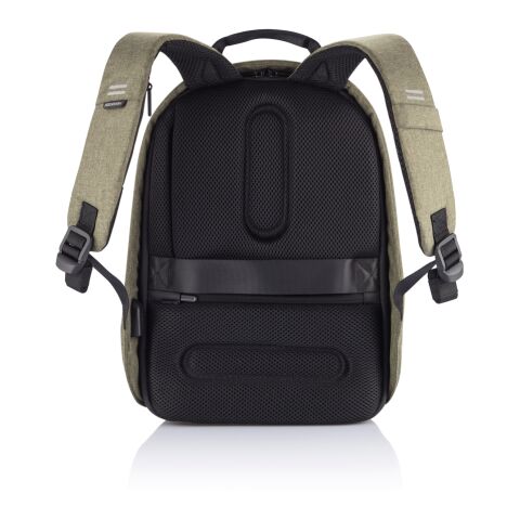 Bobby Hero Small Anti-Diebstahl-Rucksack grün-schwarz | ohne Werbeanbringung | Nicht verfügbar | Nicht verfügbar