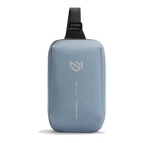 Urban wasserabweisender Sling-Bag blau-grau | ohne Werbeanbringung | Nicht verfügbar | Nicht verfügbar