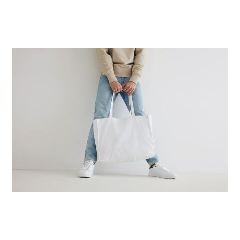 Impact AWARE™ recycelte Baumwoll-Shopper 145gr weiß | ohne Werbeanbringung | Nicht verfügbar | Nicht verfügbar | Nicht verfügbar